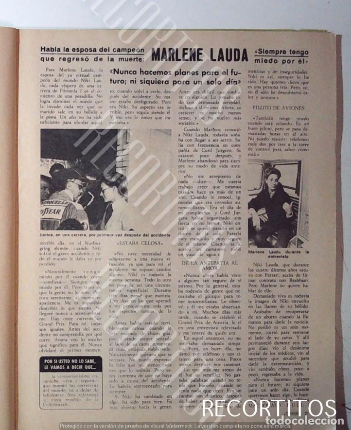 Cine: niki lauda nicky CARRERRAS MARLENE LAUDA