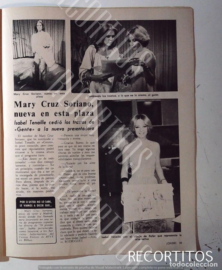 Cine: MARI CRUZ SORIANO ISABEL TENAILLE