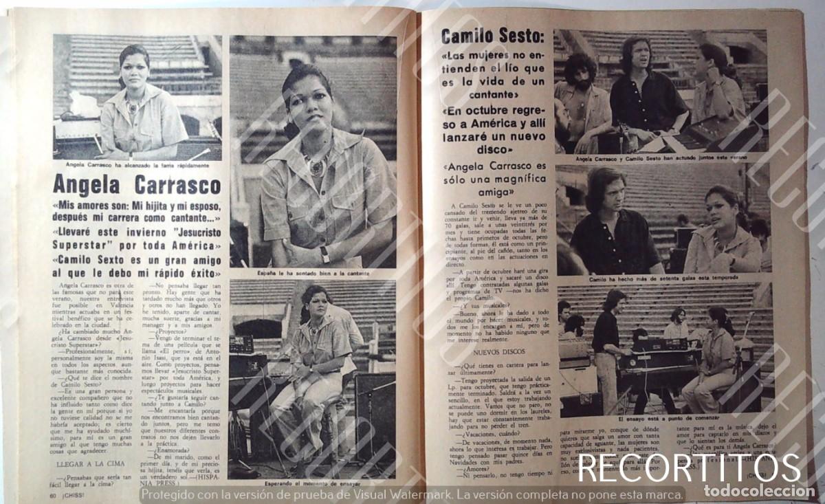 Cine: CAMILO SESTO ANGELA CARRASCO