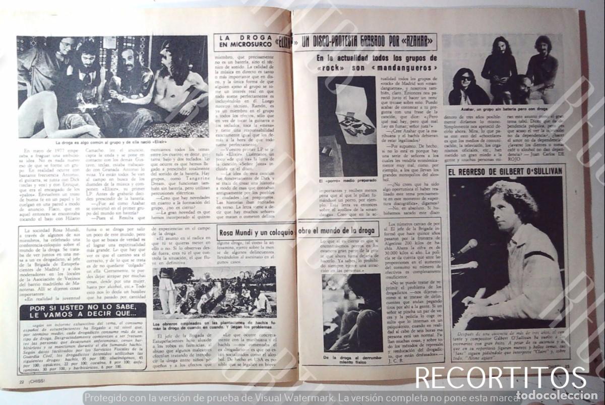 Cine: GILBERT O'SULLIVAN AZAHAR ELIXIR DROGA YROCK