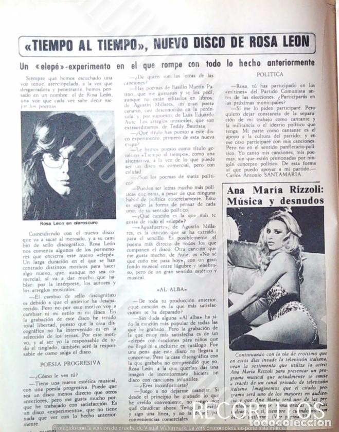 Cine: ROSA LEON ANA MARIA RIZZOLI