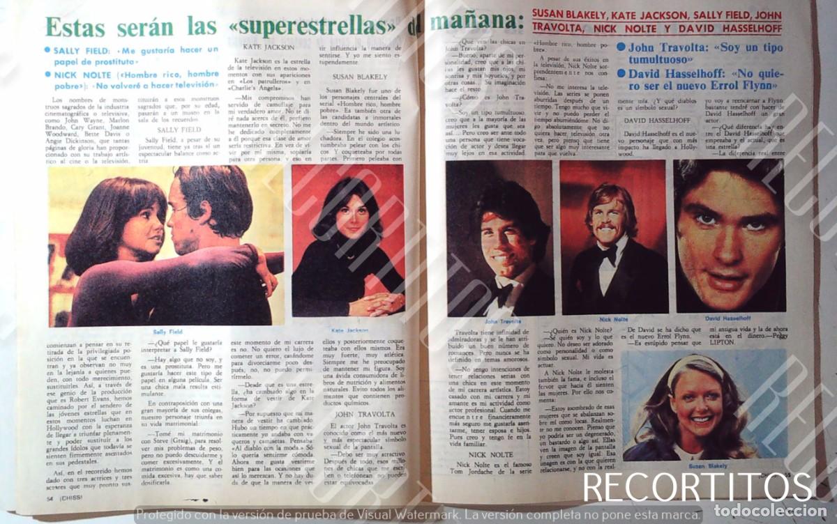 Cine: KATE JACKSON LOS ANGELES DE CHARLIE SALLY FIELD JOHN TRAVOLTA DAVIDHASSELHOFF NICK NOLTE SUSAN BLAKE