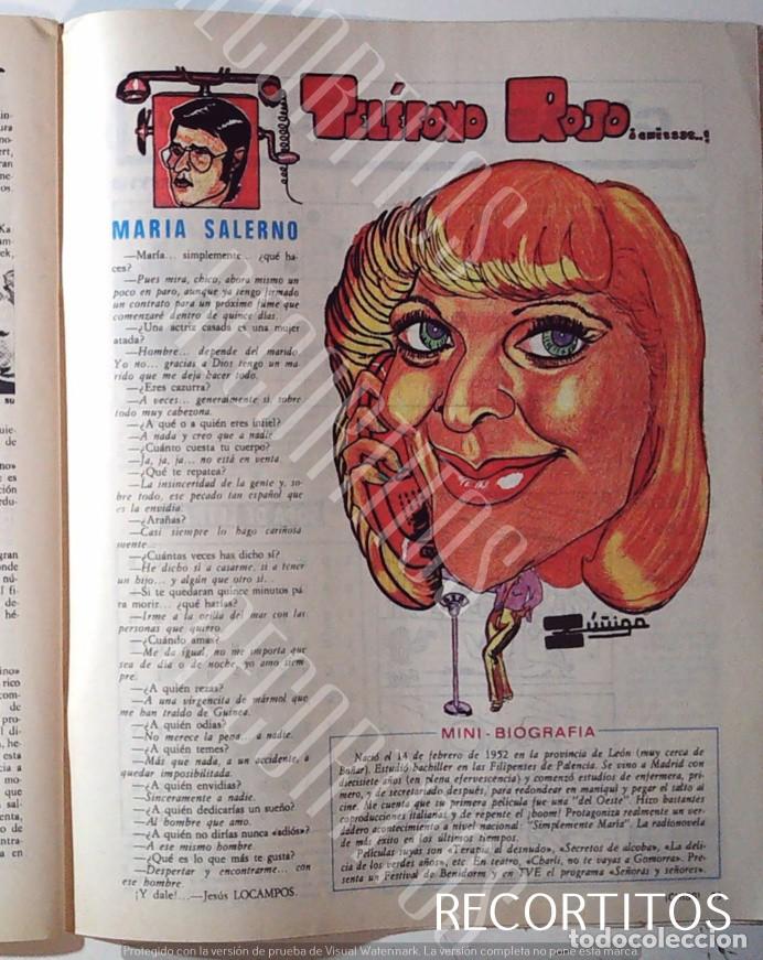 Cine: EL TELEFONO ROJO MARIA SALERNO