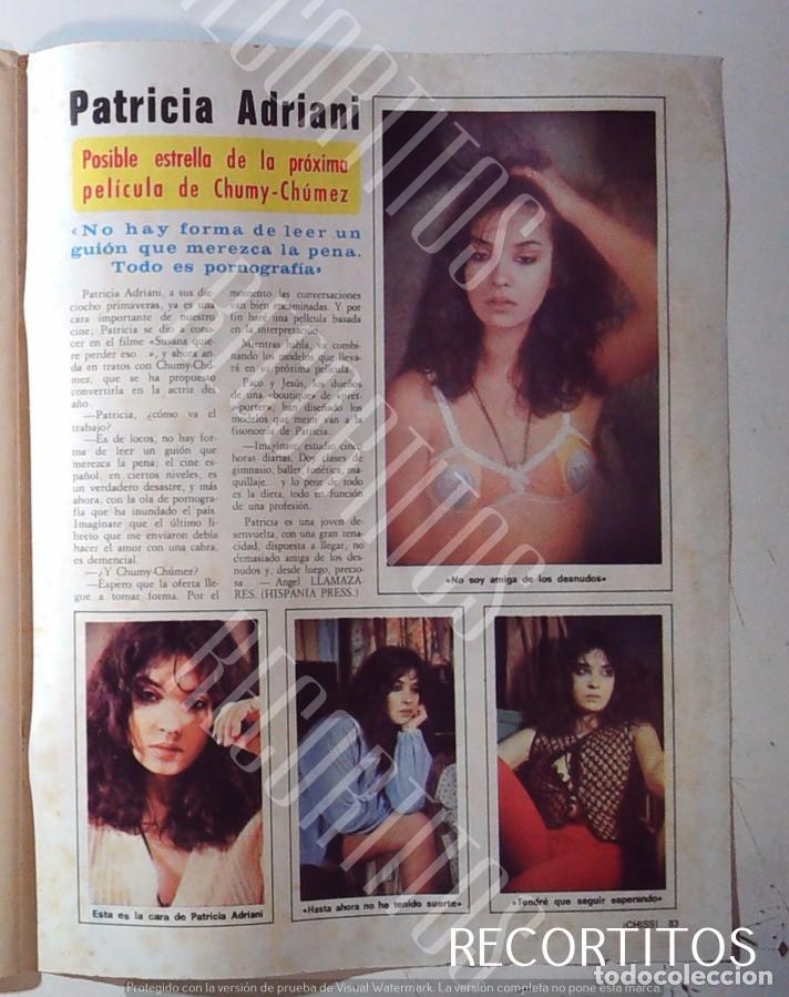 Cine: PATRICIA ADRIANNI ADRIANI CHUMY CHUMEZ