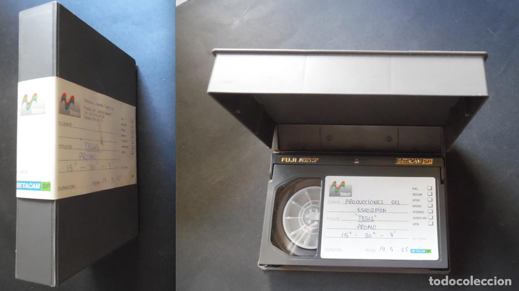 Cine: Promo de Tesis, de Alejandro Amen&aacute;bar. Betacam. Telson. Fechada 14 septiembre 1995