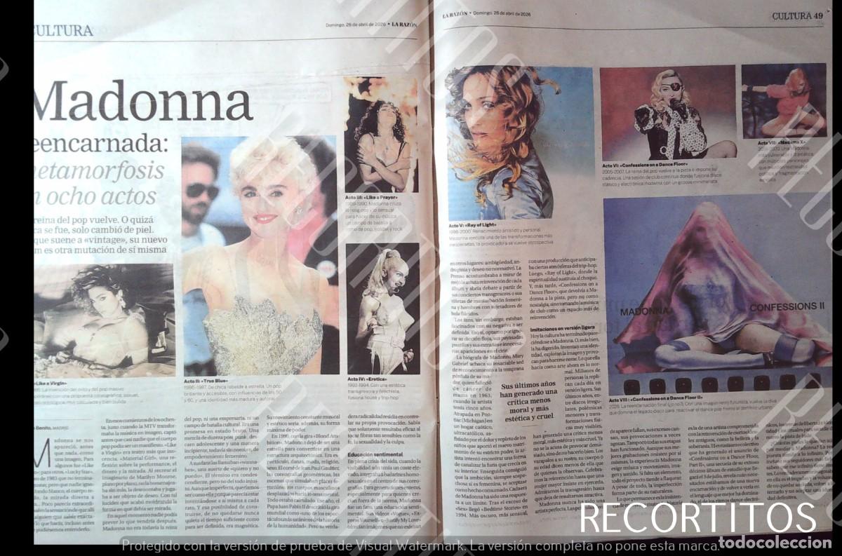 Cine: MADONNA EN PORTADA Y REPORTAJE INTERIOR - Foto 2