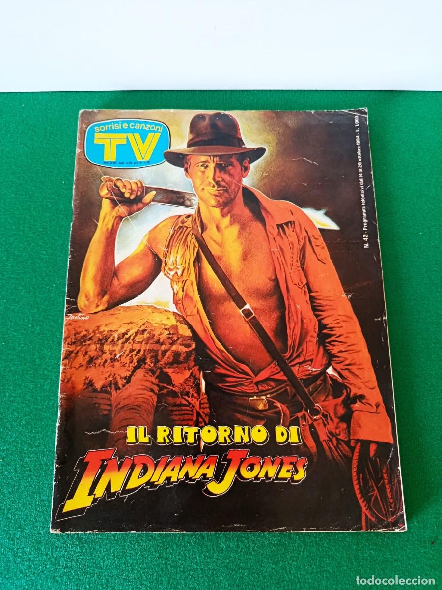 Cine: Indiana Jones Tv Sorrisi e Canzoni N.42 Ottobre 1984