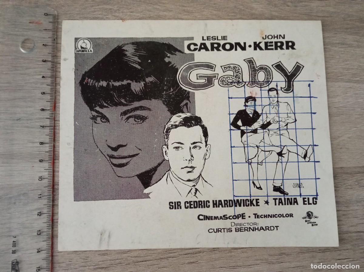 Cine: GABY, LESLIE CARON, CLICH&Eacute; DE PRENSA