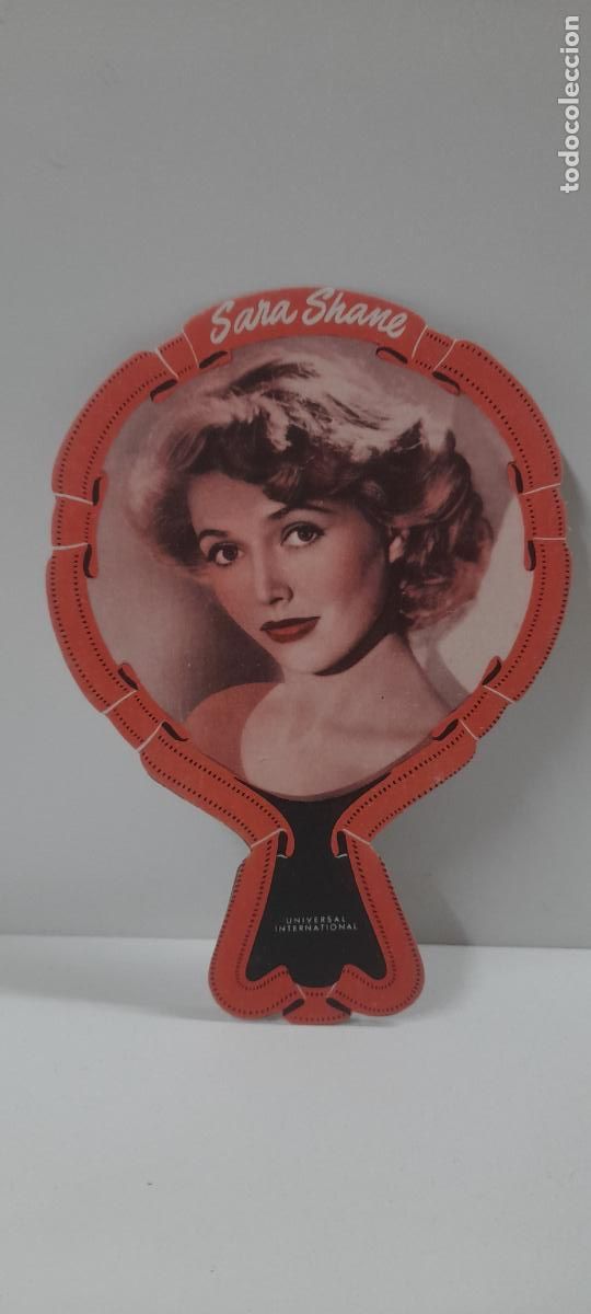 Cine: BONITO Y ANTIGUO PAY PAY - SARA SHANE . PROPAGANDA PINTURA SUPERPLASTICA LA PAJARITA . A&Ntilde;OS 50 / 60