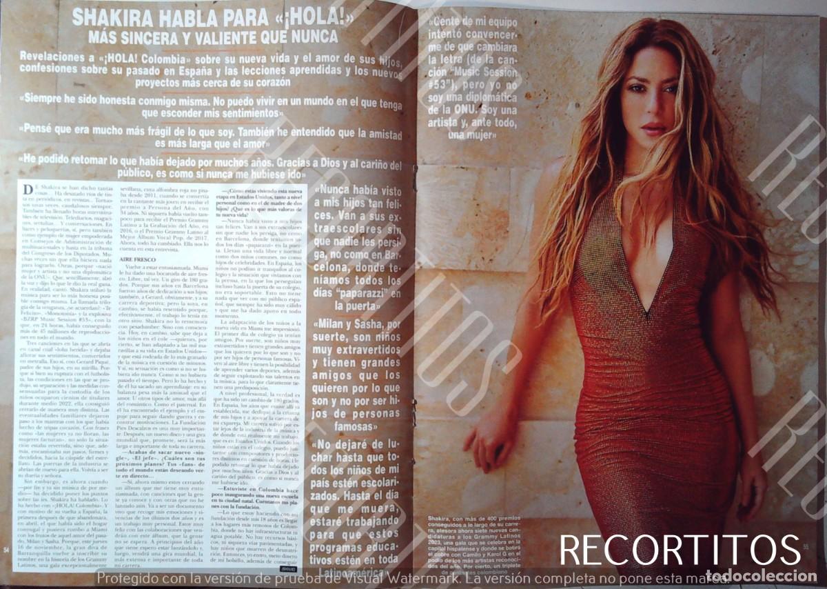 Cine: SHAKIRA EN EXCLUSIVA PARA HOLA 2023