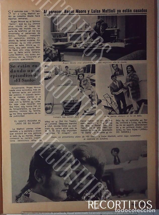 Cine: roger moore james bond 007 el santo LUISA MATTIOLI