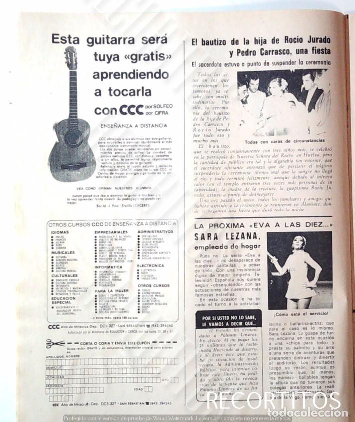 Cine: ROCIO JURADO PEDRO CARRASCO BAUTIZO DE ROCIITO SARA LEZANA EVA A LAS DIEZ