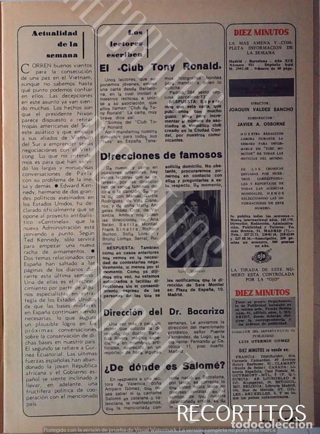 Cine: SARA SARITA MONTIEL 1969