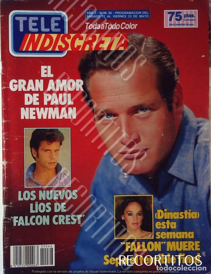 Cine: RECORTE PORTADA PAUL NEWMAN PAMELA SUE MARTIN DINASTIA LORENZO LAMAS FALCON CREST