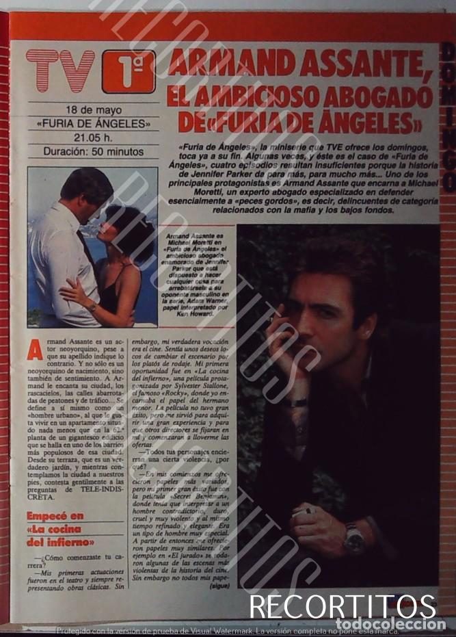 Cine: FURIA DE ANGELES JACLYN SMITH ARMAND ASSANTE KAREN MCARN