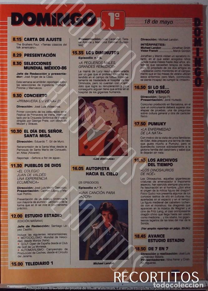 Cine: MICHAEL LANDO AUTOPISTA HACIA EL CIELO DR JIMENEZ DEL OSO LOS DIMINUTOS ENRIQUE TIERNO GALVAN