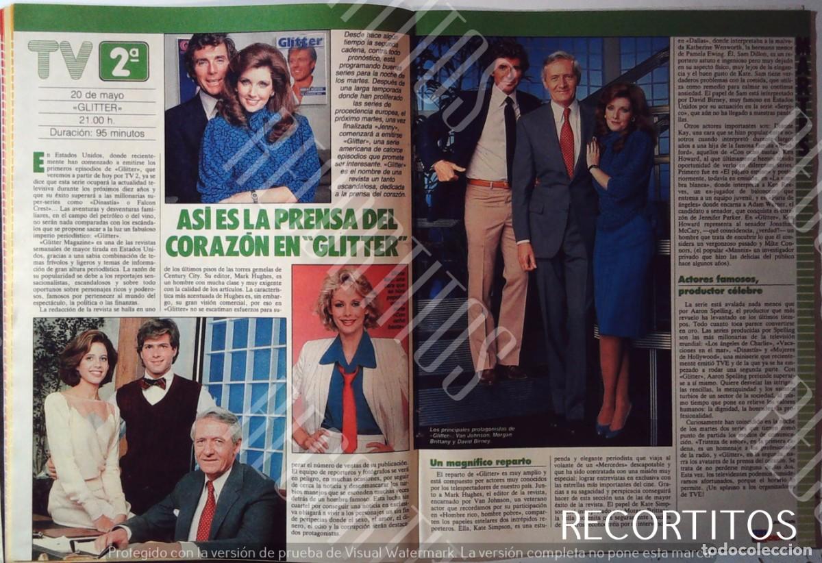 Cine: GLITTER DAVID BIRNEY MORGAN BRITTANY DIANA KAY PAMELA SUE MARTIN LORENZO LAMAS JULITA MARTINEZ