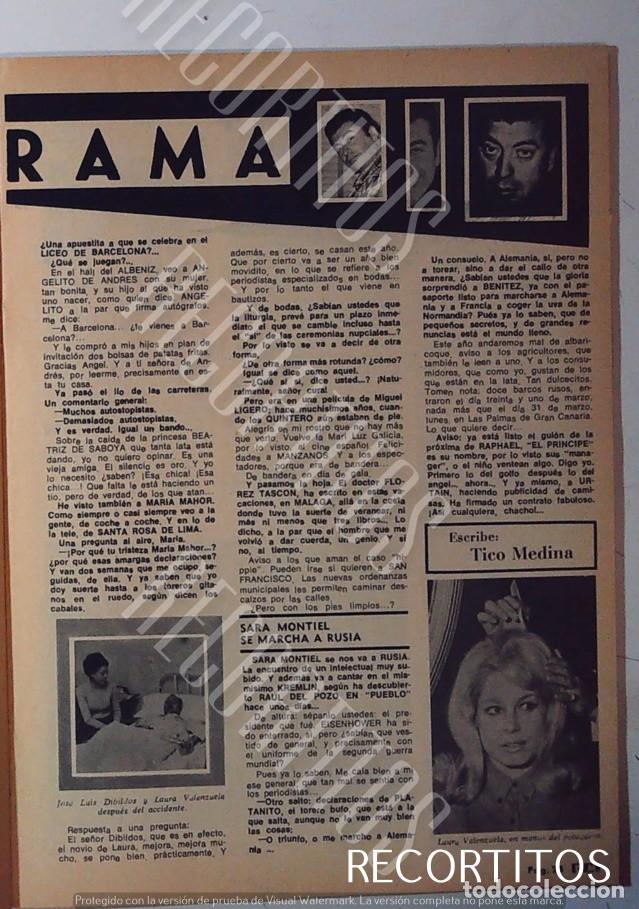 Cine: LAURA VALENZUELA SARA MONTIEL A RUSIA