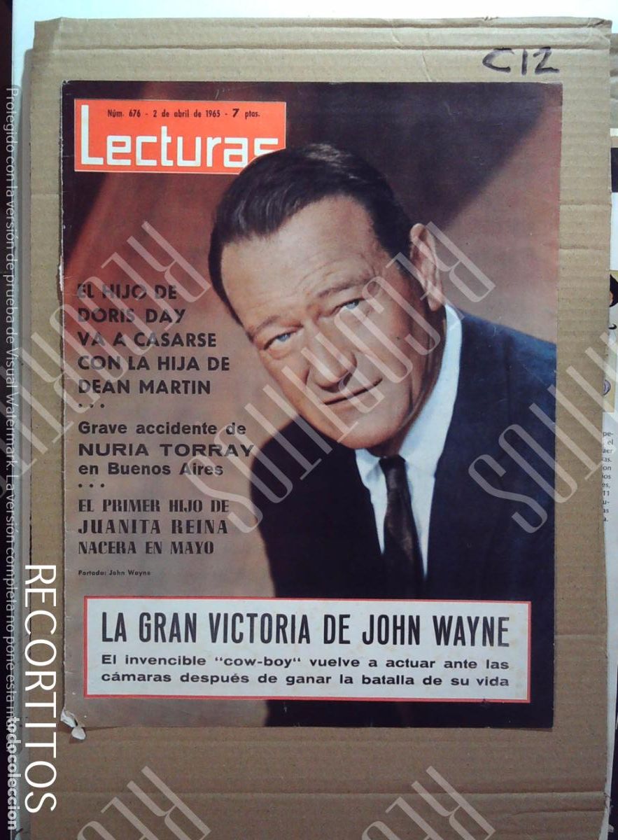 Cine: RECORTE PORTADA JOHN WAYNE - Foto 1