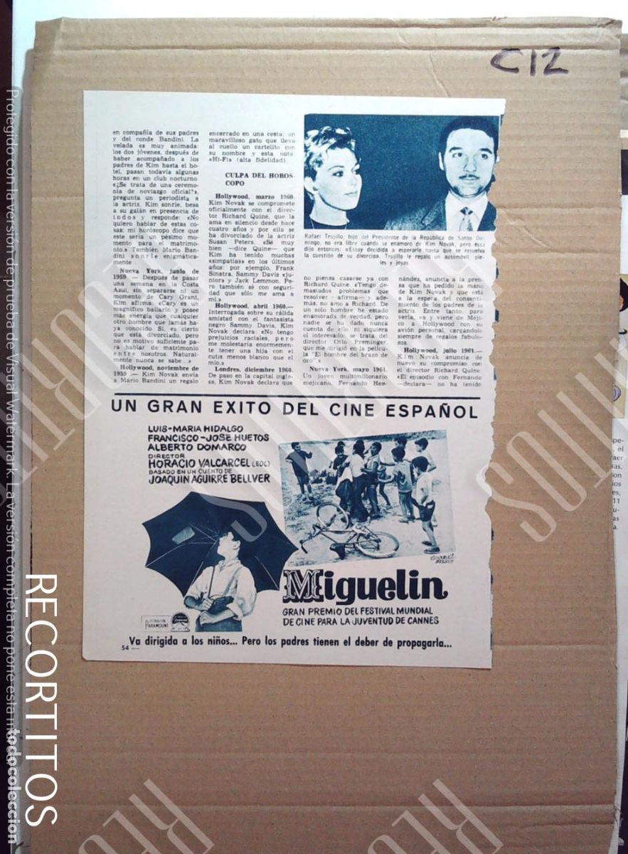 Cine: MIGUELIN LA PELICULA KIM NOVAK