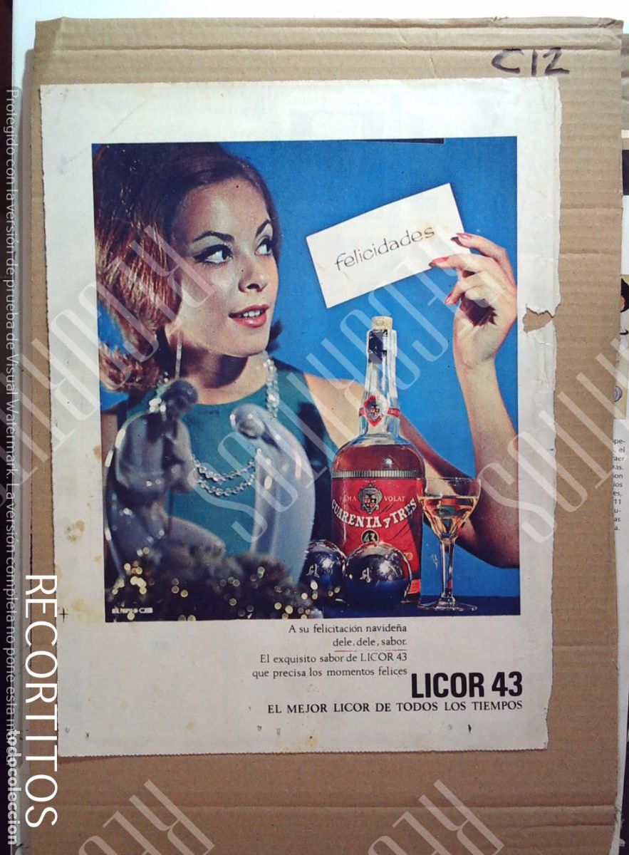 Cine: licor 43 anuncio publicidad