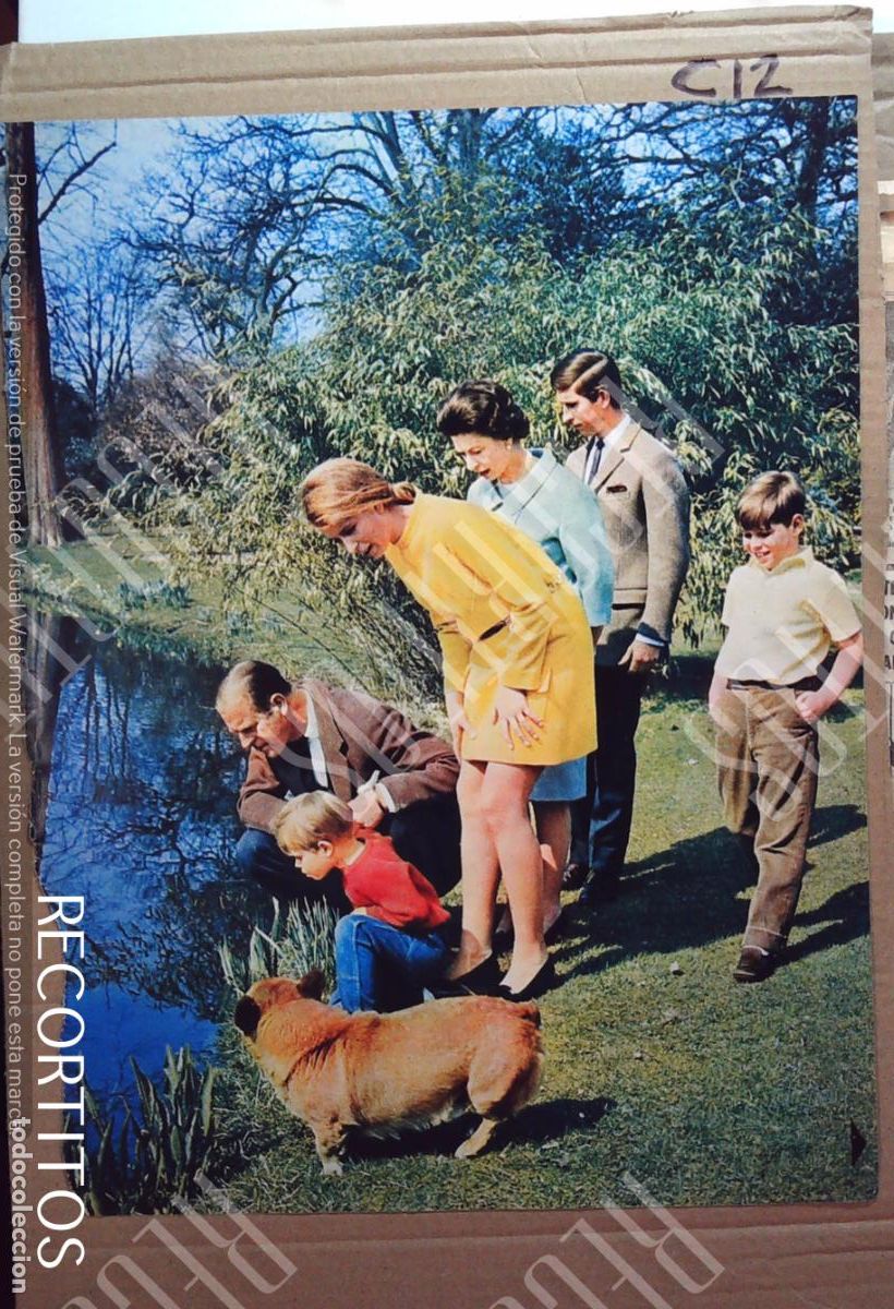 Cine: ELIZABETH II ISABEL DE INGLATERRA QUEEN CARLOS ANDRES EDUARDO