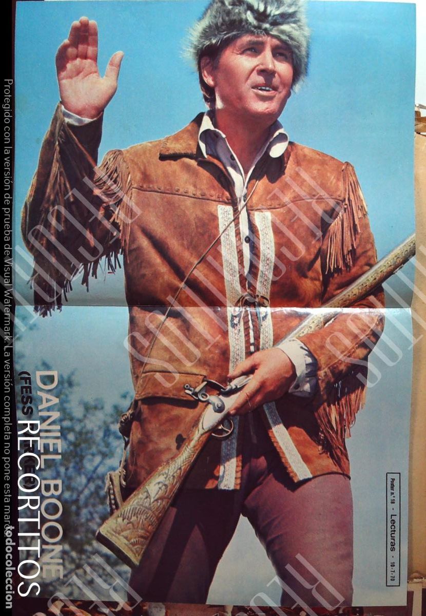 Cine: POSTER DANIEL BOONE WARNERS LENCERIA