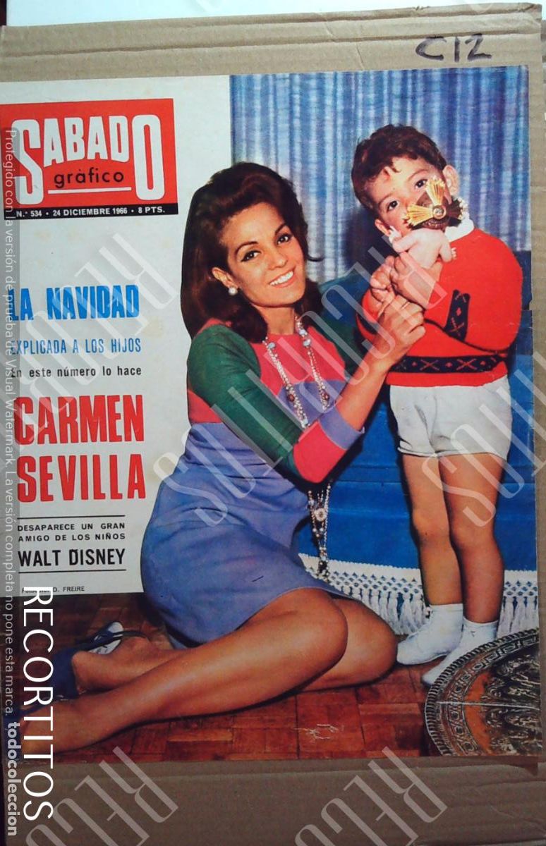 Kino: RECORTE PORTADA CARMEN SEVILLA LA NAVIDAD CON AUGUSTO ALGUERO JR