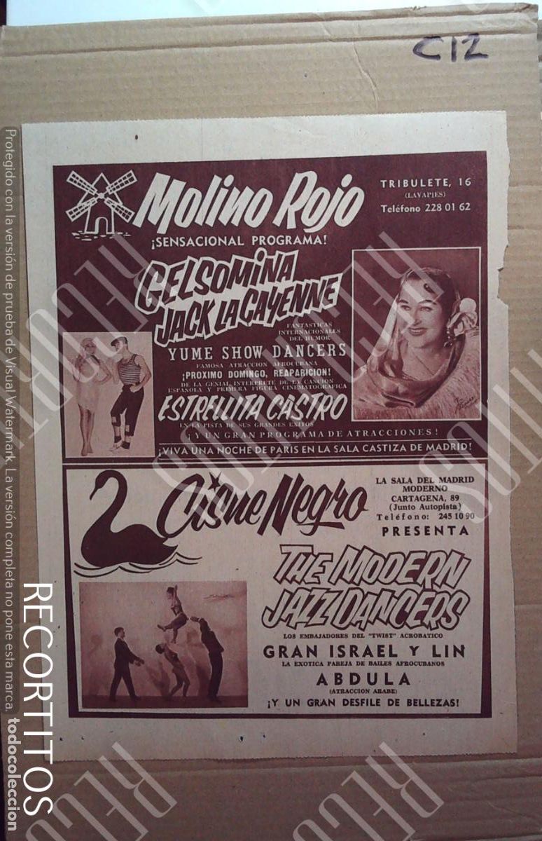 Kino: ESTRELLITA CASTRO EN EL MOLINO ROJO