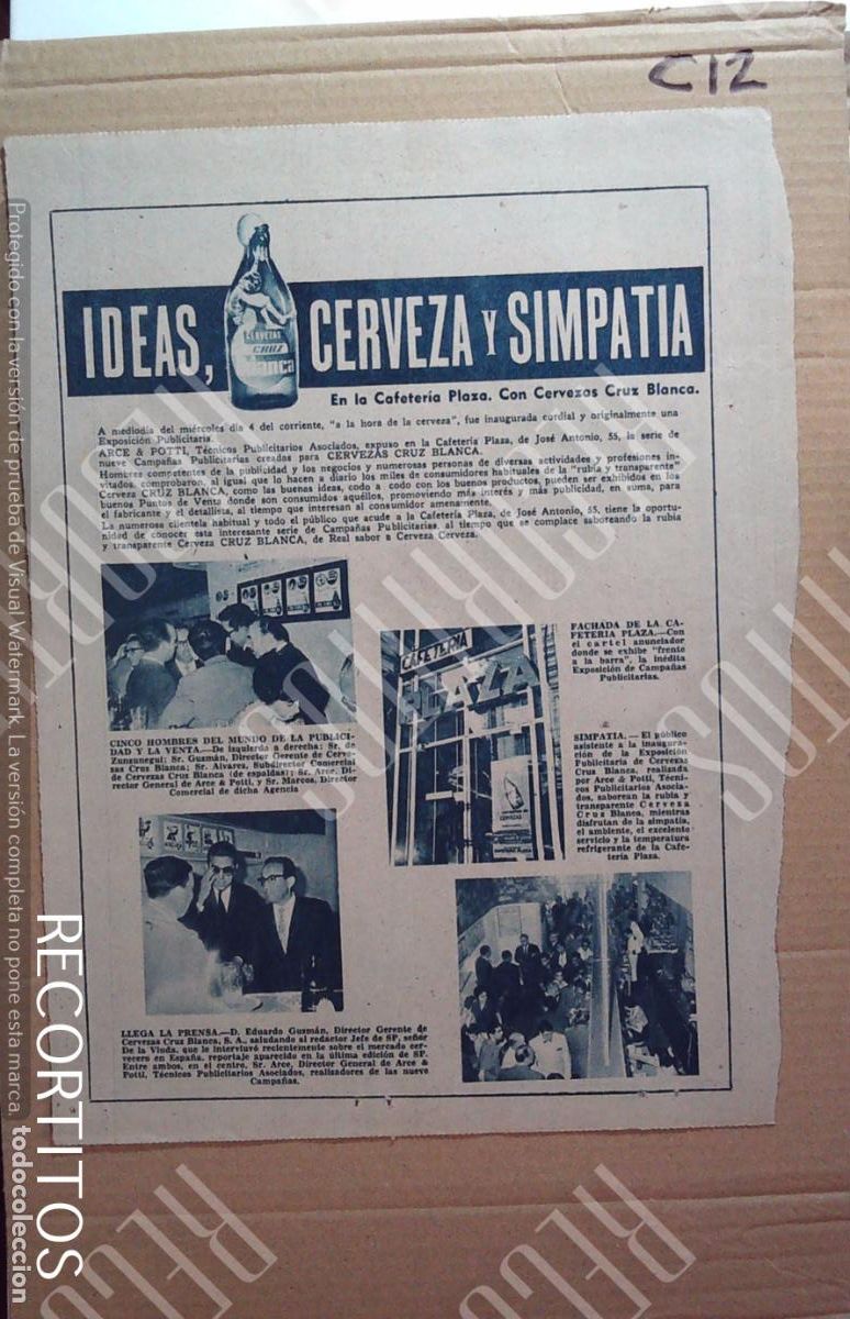 Cine: CERVEZAS CRUZ BLANCA