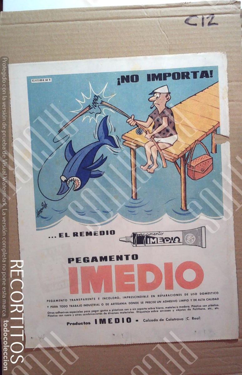 Cine: PEGAMENTO IMEDIO ANUNCIO PUBLICIDAD