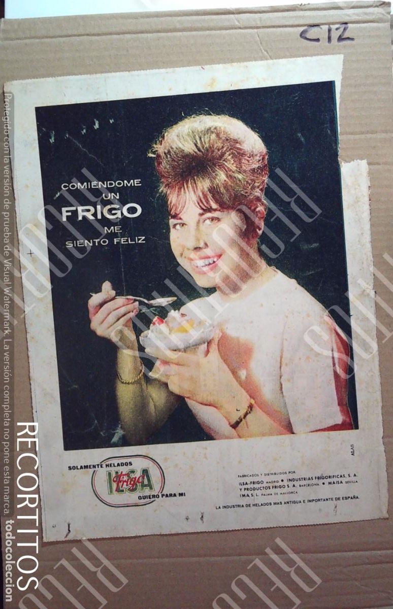 Cine: HELADOS FRIGO ILSA ANUNCIO PUBLICIDAD