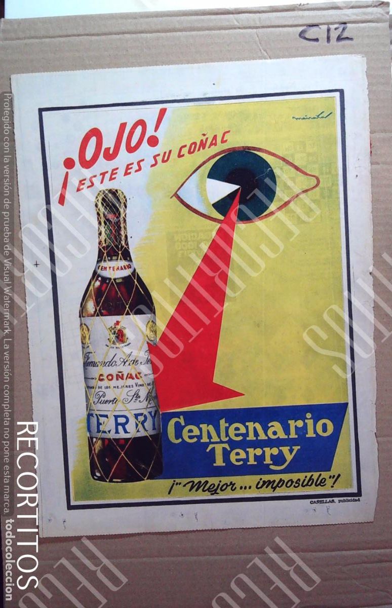 Cine: TERRY CENTENARIO BRANDY ANUNCIO PUBLICIDAD