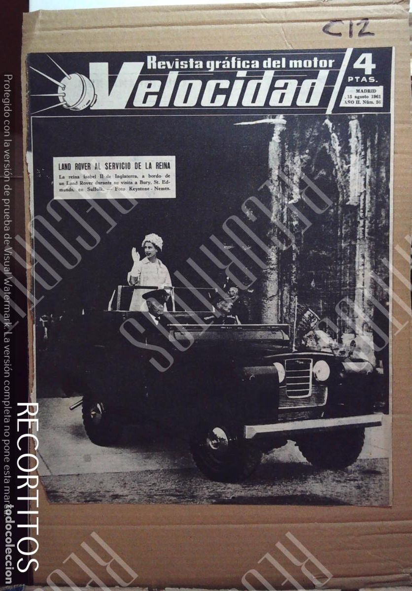 Cine: LAND ROVER DE ISABEL II QUEEN LA REINA ISABEL DE INGLATERRA