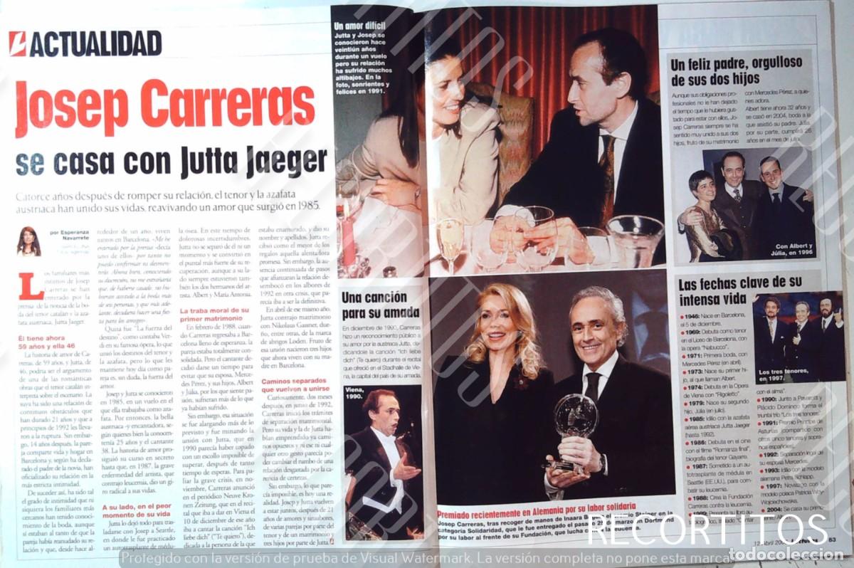 Cine: JOSEP JOSE CARRERAS JUTTA JAEGER