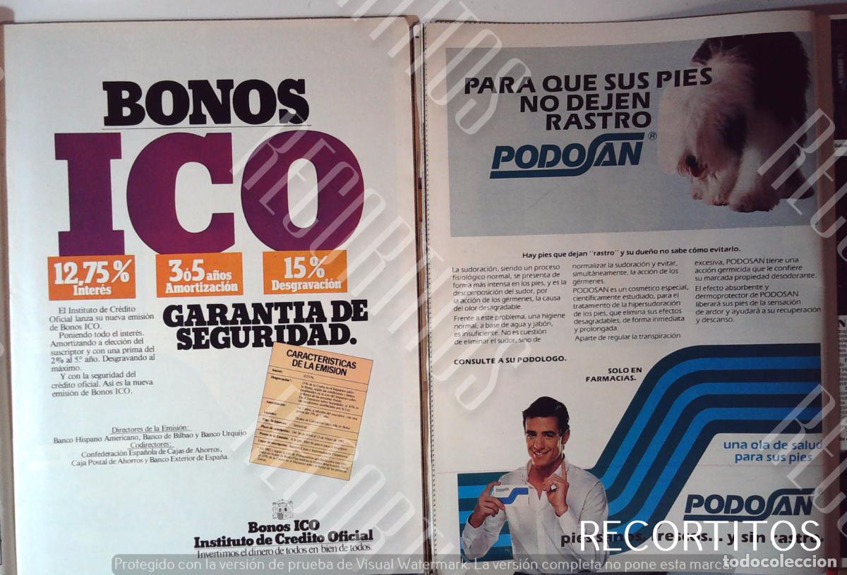 Cine: BONOS ICO ANUNCIO PUBLICIDAD PODOSAN
