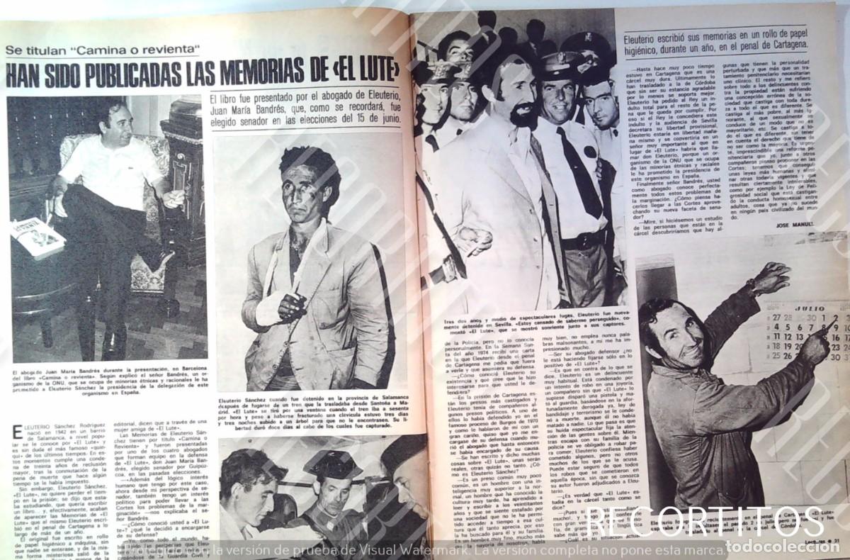 Cine: ELUTERIO SANCHEZ EL LUTE INDULTADO