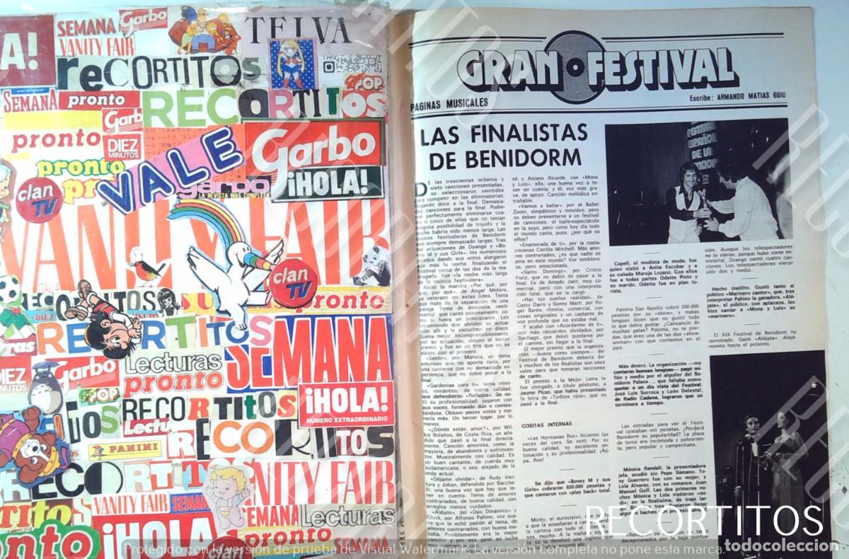 Cine: FESTIVAL DE BENIDORM 1977 MONICA RANDALL BONEY M