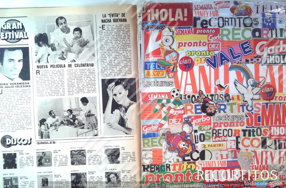 Cine: NACHA GUEVARA ADRIANO CELENTANO JULIO IGLESIAS KARINA DOMENICO MODUGNO LORETTA GOGGI ALVIN CASH JOSE
