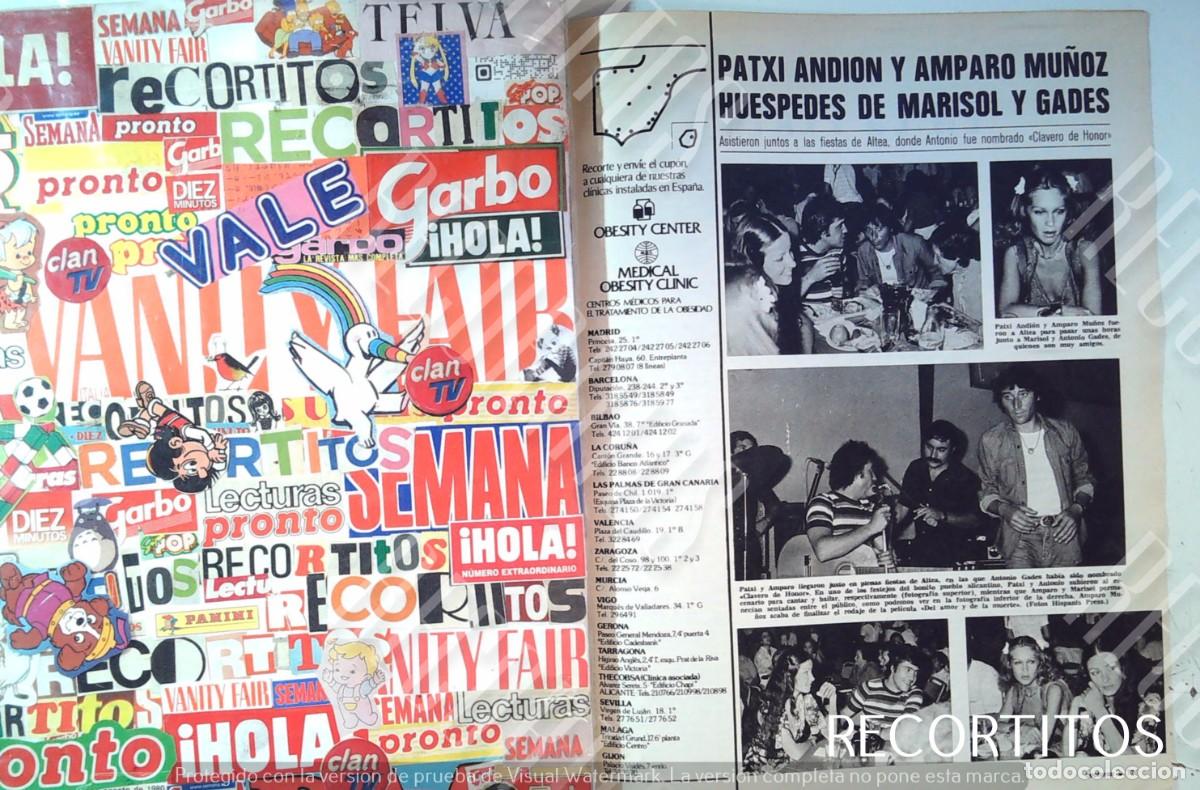 Cine: PEPA FLORES MARISOL ANTONIO GADES AMPARO MU&Ntilde;OZ MISS UNIVERSO PATXI ANDION