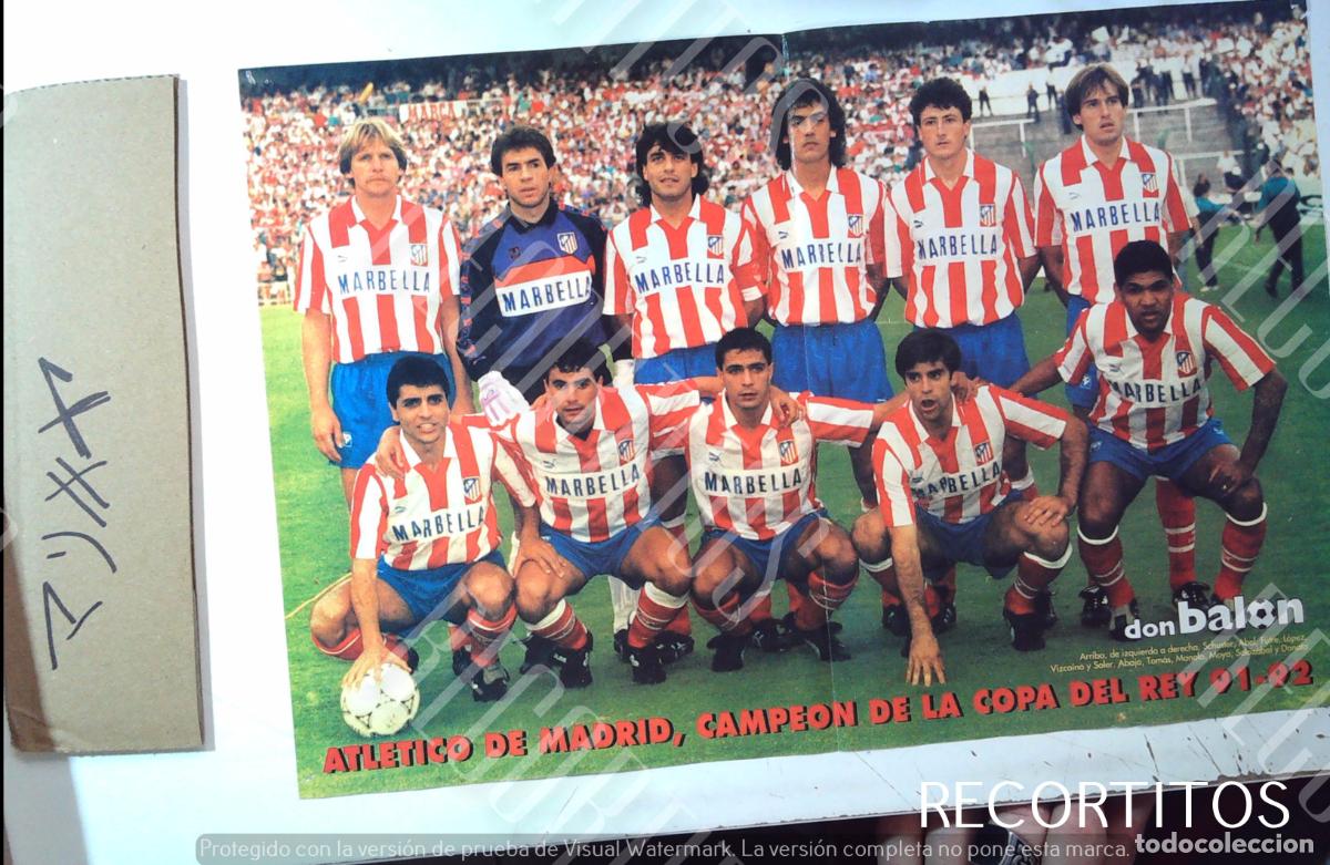 Cine: los crack de los noventa los mejores 91 92 atletico de madrid schuster guardiola barcelona