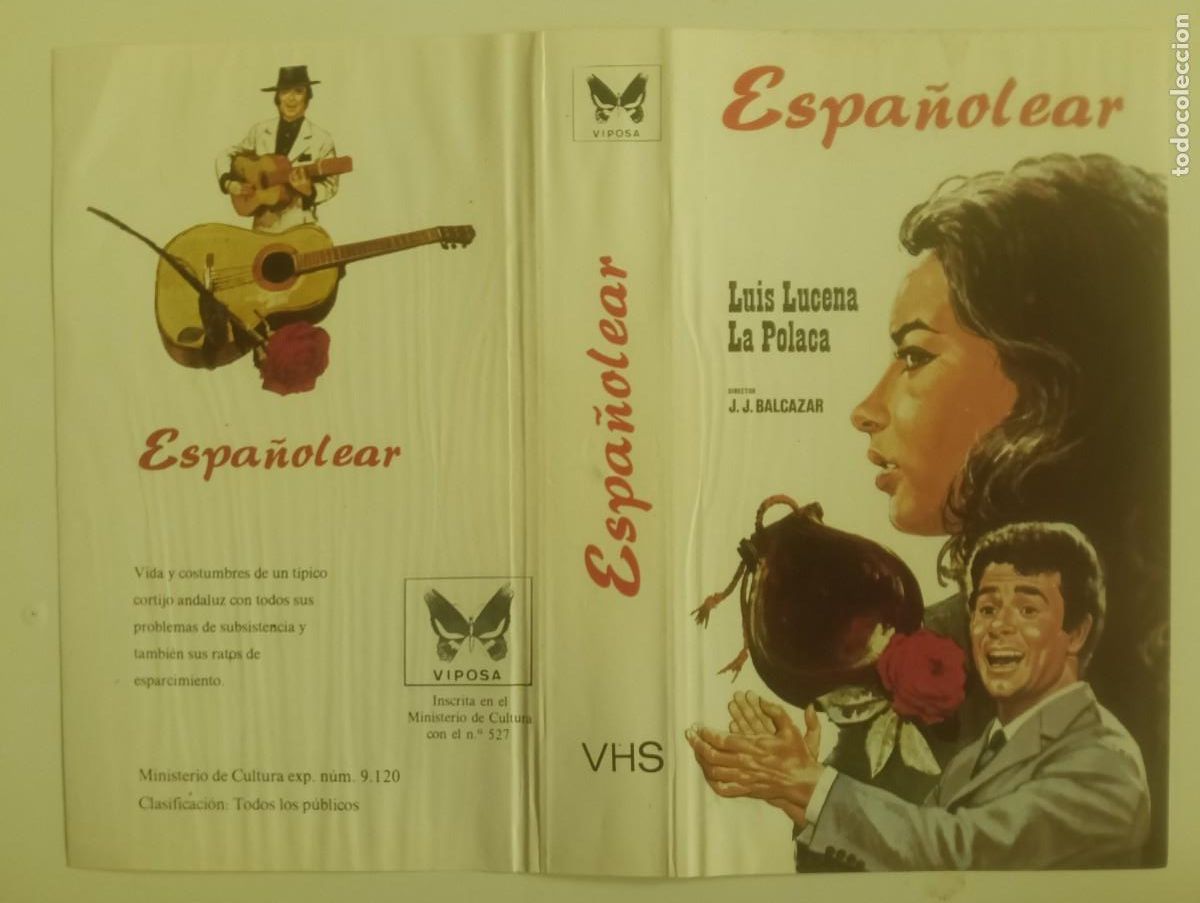 Cine: SUBASTA CARATULAS 005 - ESPA&Ntilde;OLEAR VIPOSA VHS