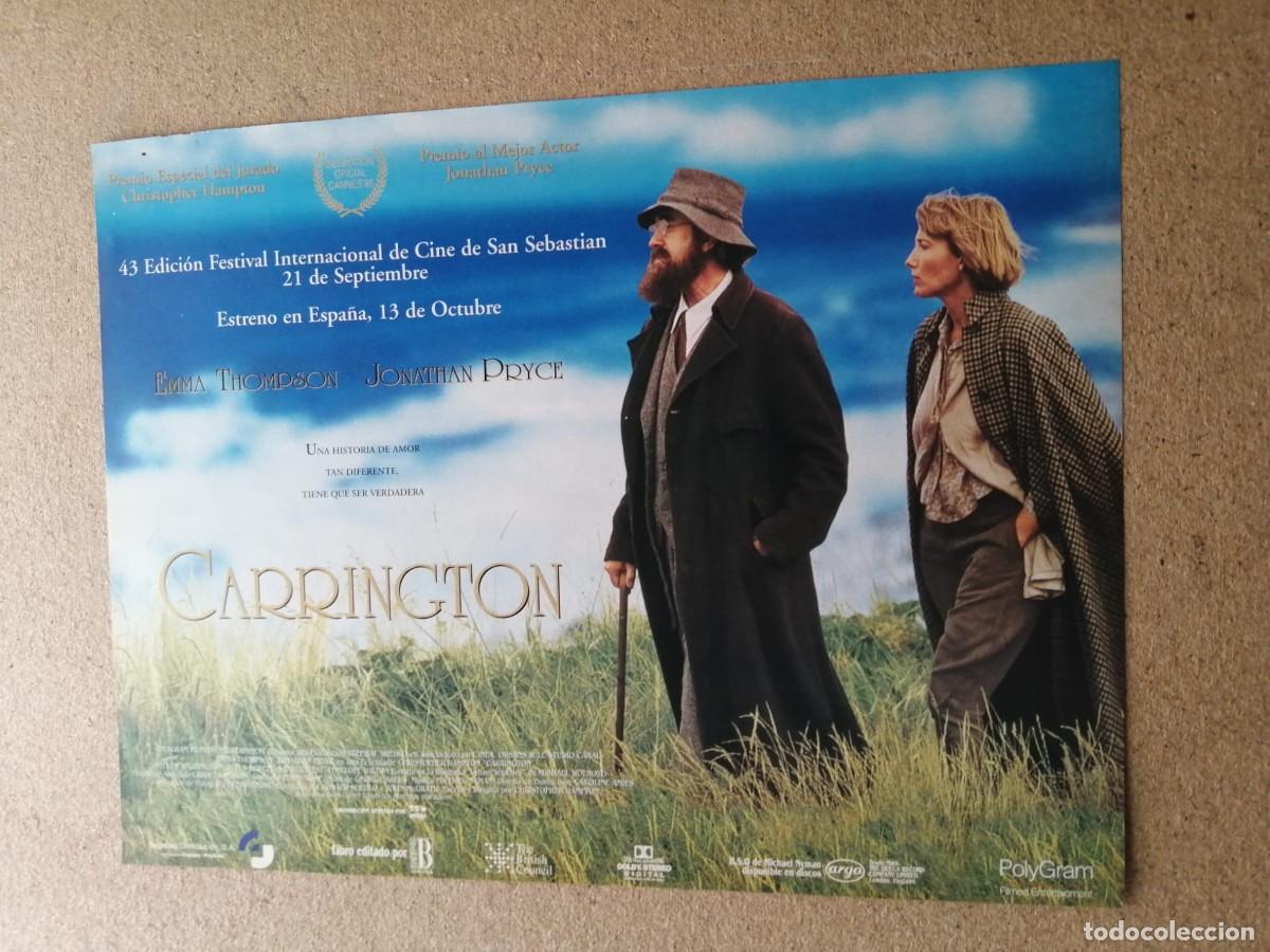 Cine: ANUNCIO PELICULA. CARRINGTON (EMMA THOMPSON - JONATHAN PRYCE)