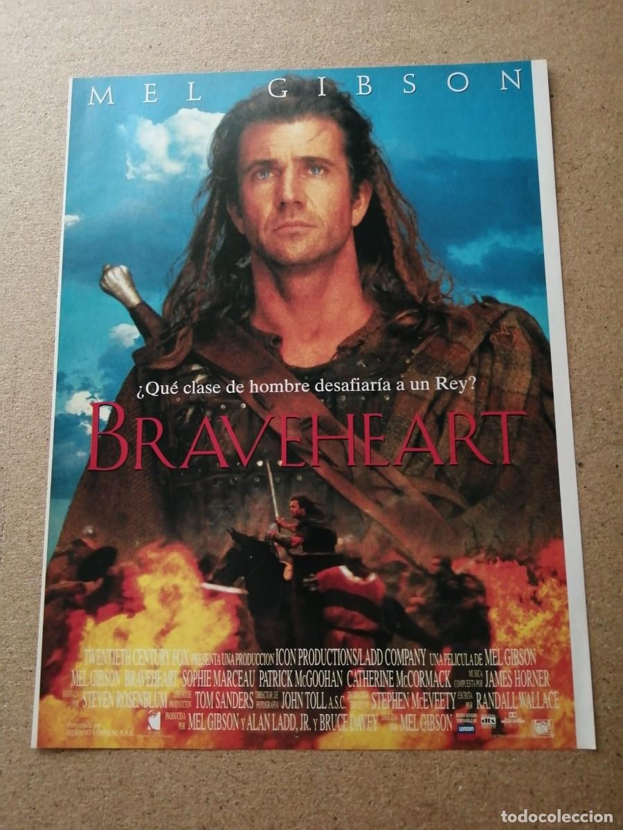 Cine: ANUNCIO PELICULA. BRAVEHEART (MEL GIBSON)
