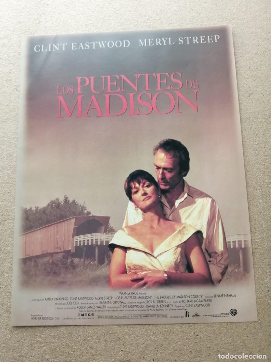 Cine: ANUNCIO PELICULA. LOS PUENTES DE MADISON (CLINT EASTWOOD - MERYL STREEP)
