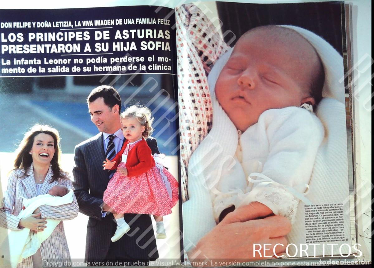 Cinema: la infanta leonor la reina letizia rey felipe vi presentacion de lainfanta princesa sofia