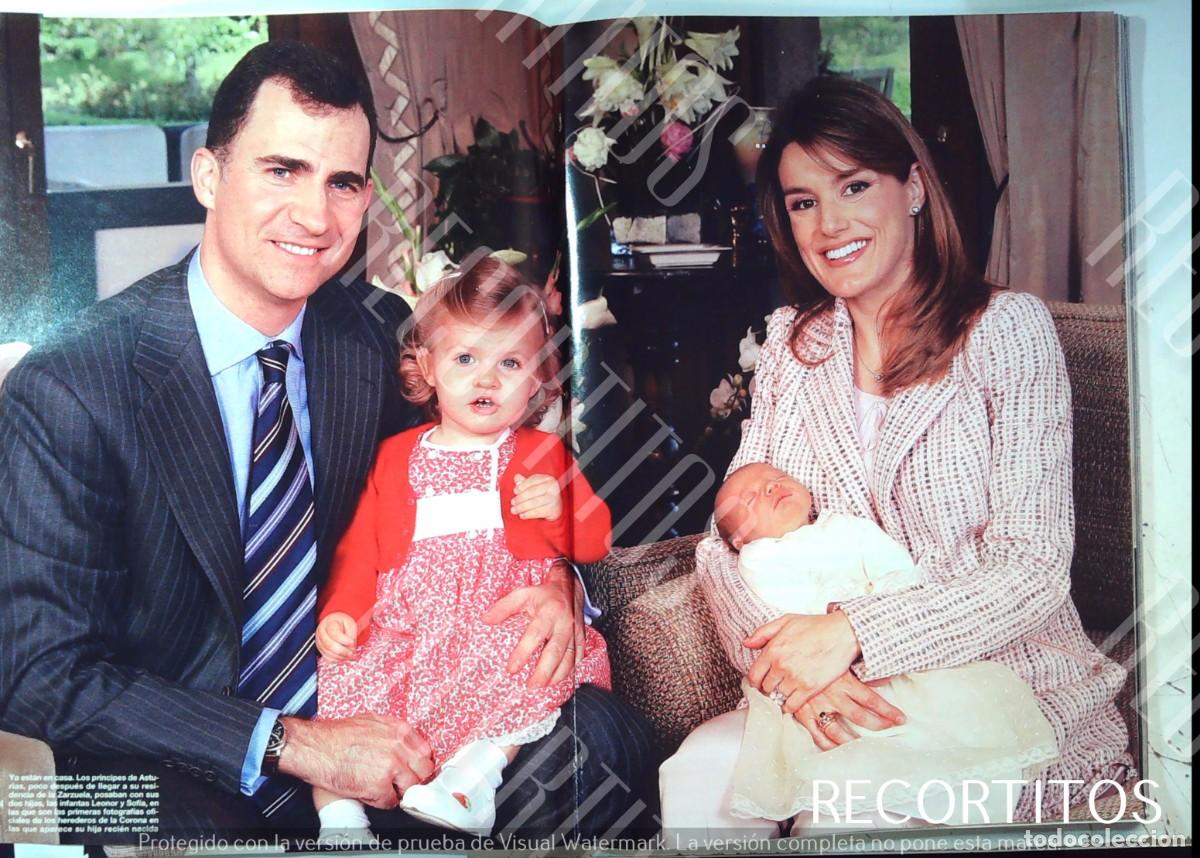 Cine: la infanta leonor la reina letizia rey felipe vi presentacion de lainfanta princesa sofia bautizo