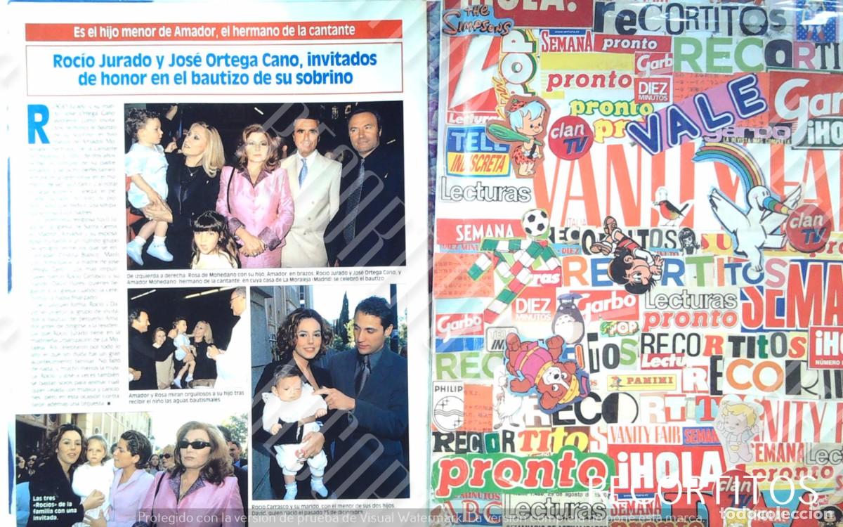Cine: rocio jurado jose ortega cano bautizo hijo menor de rosa benito amador mohedano