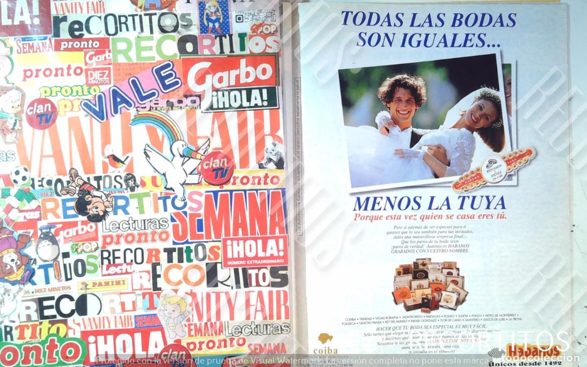 Cine: HABANOS CIGARRILLOS TABACO ANUNCIO PUBLICIDAD puros coiba bodas