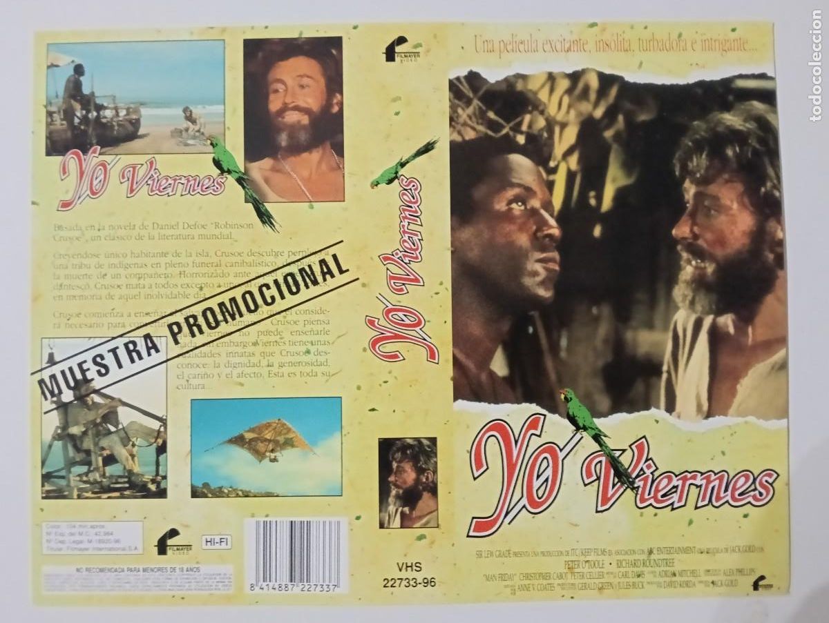 Cine: SUBASTA CARATULAS 017 - YO VIERNES FILMAYER VHS